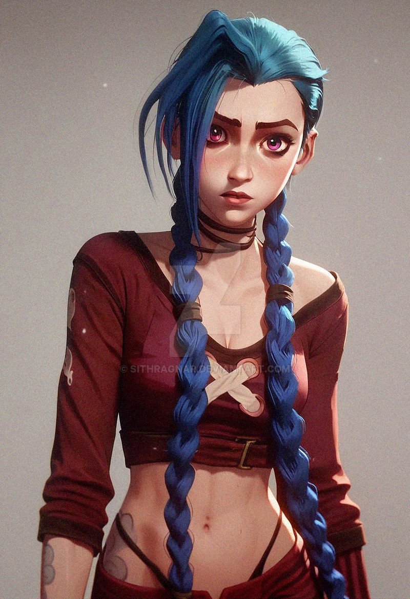 Jinx una perra exquisita y muy culona 3d ia argentina #ZBeOb2Ax
